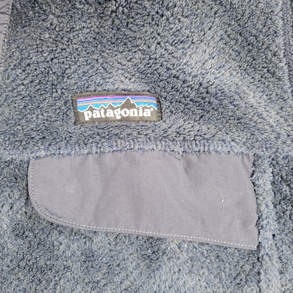 Patagonia Women's Snap-T Polartec Blue Fleece 1/4 Snap Size Medium - Picture 2 of 9